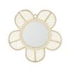 Maisons Du Monde Miroirs Enfant Miroir Fleur En Rotin Beige 57x55