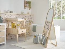 Maisons Du Monde Miroirs Enfant Miroir Psyché Beige 45x140 -Luminaires enfant Soldes miroir psyche beige 45x140 1000 6 1 206641 3
