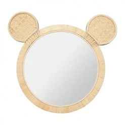Decoratie Miroirs Enfant Miroir Rotin Souris