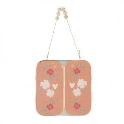 Maisons Du Monde Miroirs Enfant Miroir Triptyque à Suspendre Motif Floral Multicolore 20x20