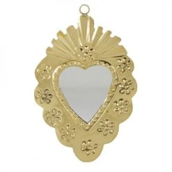 Maisons Du Monde Miroirs Enfant Miroirs En Laiton Doré Mat (x2) 11x16 -Luminaires enfant Soldes miroirs en laiton dore mat x2 11x16 1000 1 1 225829 3