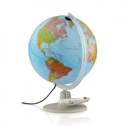 Tecnodidattica Objets Déco Enfant PARLAMONDO - Globe Terrestre, Lumineux, Interactif, 30 Cm, En Français -Luminaires enfant Soldes parlamondo globe terrestre lumineux interactif 30 cm en francais 4