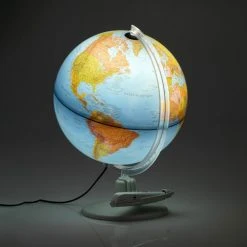 Tecnodidattica Objets Déco Enfant PARLAMONDO - Globe Terrestre, Lumineux, Interactif, 30 Cm, En Français -Luminaires enfant Soldes parlamondo globe terrestre lumineux interactif 30 cm en francais 5