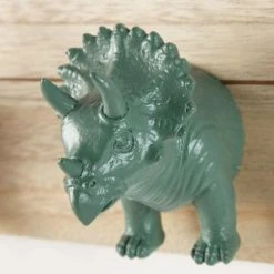 Maisons Du Monde Portemanteaux Et Patères Enfant Patère 3 Crochets Dinosaures Gris Marron Et Verts -Luminaires enfant Soldes patere 3 crochets dinosaures gris marron et verts 1000 8 6 193485 4