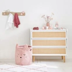 Maisons Du Monde Portemanteaux Et Patères Enfant Patère 4 Crochets Rose Doré Et Gris -Luminaires enfant Soldes patere 4 crochets rose dore et gris 1000 8 36 193638 11