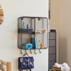 Tikamoon Portemanteaux Et Patères Enfant Patère Carrée Enfant En Métal -Luminaires enfant Soldes patere carree enfant en metal 3