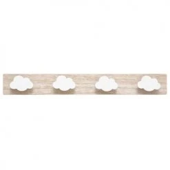 Decoratie Portemanteaux Et Patères Enfant Patère Formes Nuages X4