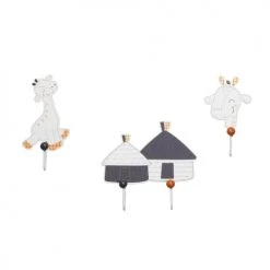 Sauthon Portemanteaux Et Patères Enfant Patères En Bois En MDF Blanc