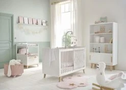 Maisons Du Monde Peluches Peluche Lapin Blanche Et Rose -Luminaires enfant Soldes peluche lapin blanche et rose 1000 6 12 143061 26
