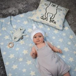 Sevira Kids Luminaires Enfant Peluche Musicale à Suspendre En Tricot, Ourson -Luminaires enfant Soldes peluche musicale a suspendre en tricot ourson 2