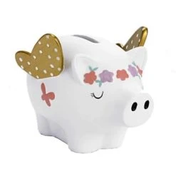 Amadeus Objets Déco Enfant Petite Tirelire Cochon Blanc Avec Des Ailes 5 Amadeus Objets Déco Enfant Petite Tirelire Cochon Blanc Avec Des Ailes -Luminaires enfant Soldes petite tirelire cochon blanc avec des ailes 2