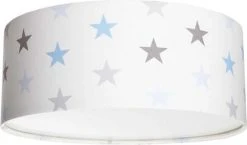 BPS Koncept Suspensions Enfant Plafonnier Tissu Gris ø 60cm