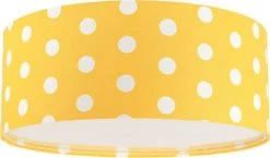 BPS Koncept Suspensions Enfant Plafonnier Tissu Jaune ø 40cm