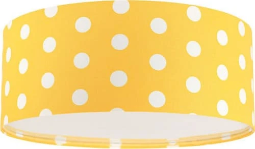 BPS Koncept Suspensions Enfant Plafonnier Tissu Jaune ø 60cm 1 BPS Koncept Suspensions Enfant Plafonnier Tissu Jaune ø 60cm