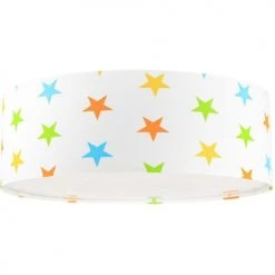 BPS Koncept Suspensions Enfant Plafonnier Tissu Multicolore ø 40cm