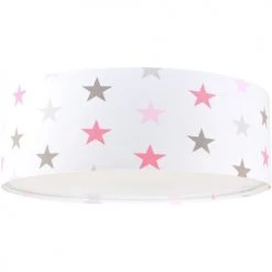 BPS Koncept Suspensions Enfant Plafonnier Tissu Multicolore ø 50cm