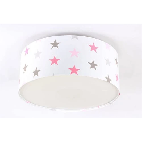 BPS Koncept Suspensions Enfant Plafonnier Tissu Multicolore ø 50cm 2 BPS Koncept Suspensions Enfant Plafonnier Tissu Multicolore ø 50cm – Image 2