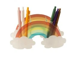 RNT By Really Nice Things Objets Déco Enfant Porte Crayons Méthacrylate Forme D'arc En Ciel Multicolore Enfant -Luminaires enfant Soldes porte crayons methacrylate forme d arc en ciel multicolore enfant 3
