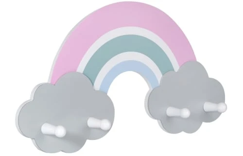 Kindsgut Portemanteaux Et Patères Enfant Porte-manteau Mural Forme Arc-en-ciel En Bois Multicolore 2 Kindsgut Portemanteaux Et Patères Enfant Porte-manteau Mural Forme Arc-en-ciel En Bois Multicolore – Image 2