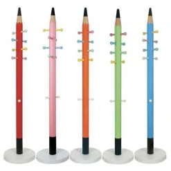 Altobuy Portemanteaux Et Patères Enfant Portemanteau 10 Patères Vert Pour Enfant -Luminaires enfant Soldes portemanteau 10 pateres vert pour enfant 2