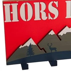 Wadiga Portemanteaux Et Patères Enfant Portemanteau Mural Bois 4 Crochets Hors Piste - 30x16cm -Luminaires enfant Soldes portemanteau mural bois 4 crochets hors piste 30x16cm 2