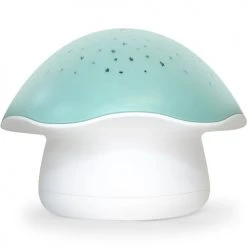 Pabobo Veilleuses Pour Bébé Projecteur D'étoiles Champignon Bleu