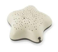 Pabobo Veilleuses Pour Bébé Projecteur Musical D'étoiles Beige USB
