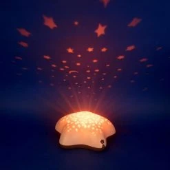 Pabobo Veilleuses Pour Bébé Projecteur Musical D'étoiles Beige USB -Luminaires enfant Soldes projecteur musical d etoiles beige usb 4