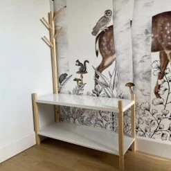 Alice's Garden Portemanteaux Et Patères Enfant Rangement à Chaussures Porte-manteau Pour Enfant En Pin Naturel Blanc 10 Alice's Garden Portemanteaux Et Patères Enfant Rangement à Chaussures Porte-manteau Pour Enfant En Pin Naturel Blanc -Luminaires enfant Soldes rangement a chaussures porte manteau pour enfant en pin naturel blanc 4