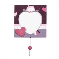Sauthon Portemanteaux Et Patères Enfant Set 3 Patères En Bois En Bois Rose -Luminaires enfant Soldes set 3 pateres en bois en bois rose 3