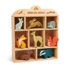 Tender Leaf Toys Objets Déco Enfant Set Animaux En Bois Forêt