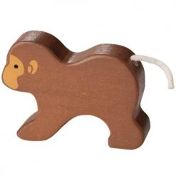 EverEarth Objets Déco Enfant Singe En Bambou