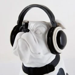 Maisons Du Monde Objets Déco Enfant Statuette Chien Noir Et Blanc H33 -Luminaires enfant Soldes statuette chien noir et blanc h33 1000 13 4 134976 11