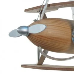 Tosel Suspensions Enfant Suspension Avion Bois Naturel 8 Tosel Suspensions Enfant Suspension Avion Bois Naturel -Luminaires enfant Soldes suspension avion bois naturel 2