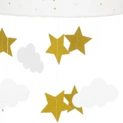 Decoratie Suspensions Enfant Suspension Blanc Et Ocre -Luminaires enfant Soldes suspension blanc et ocre 2