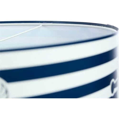 BPS Koncept Suspensions Enfant Suspension Enfant Abat-jour Tissu Bleu Et Blanc ø 50 3 BPS Koncept Suspensions Enfant Suspension Enfant Abat-jour Tissu Bleu Et Blanc ø 50 – Image 3