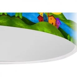 BPS Koncept Suspensions Enfant Suspension Enfant Abat-jour Tissu Multicolore Et Blanc Et Vert ø 50 7 BPS Koncept Suspensions Enfant Suspension Enfant Abat-jour Tissu Multicolore Et Blanc Et Vert ø 50 -Luminaires enfant Soldes suspension enfant abat jour tissu multicolore et blanc et vert oe 50 3