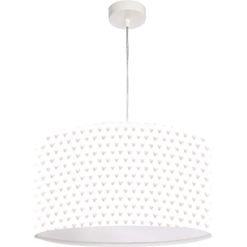 BPS Koncept Suspensions Enfant Suspension Enfant Abat-jour Tissu Multicolore Et Blanc ø 30 3 BPS Koncept Suspensions Enfant Suspension Enfant Abat-jour Tissu Multicolore Et Blanc ø 30 – Image 3