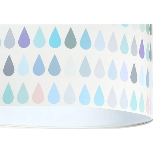 BPS Koncept Suspensions Enfant Suspension Enfant Abat-jour Tissu Multicolore Et Blanc ø 30 4 BPS Koncept Suspensions Enfant Suspension Enfant Abat-jour Tissu Multicolore Et Blanc ø 30 – Image 4