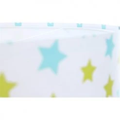 BPS Koncept Suspensions Enfant Suspension Enfant Abat-jour Tissu Multicolore Et Blanc ø 30 -Luminaires enfant Soldes suspension enfant abat jour tissu multicolore et blanc oe 30 35