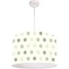 BPS Koncept Suspensions Enfant Suspension Enfant Abat-jour Tissu Multicolore Et Blanc ø 30