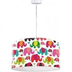 BPS Koncept Suspensions Enfant Suspension Enfant Abat-jour Tissu Multicolore Et Blanc ø 40 6 BPS Koncept Suspensions Enfant Suspension Enfant Abat-jour Tissu Multicolore Et Blanc ø 40 -Luminaires enfant Soldes suspension enfant abat jour tissu multicolore et blanc oe 40 28