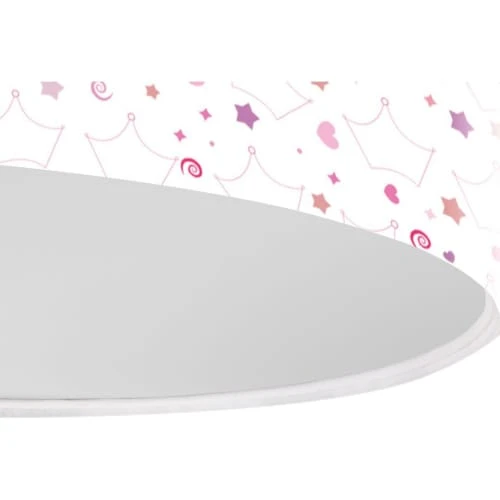 BPS Koncept Suspensions Enfant Suspension Enfant Abat-jour Tissu Multicolore Et Blanc ø 40 4 BPS Koncept Suspensions Enfant Suspension Enfant Abat-jour Tissu Multicolore Et Blanc ø 40 – Image 4