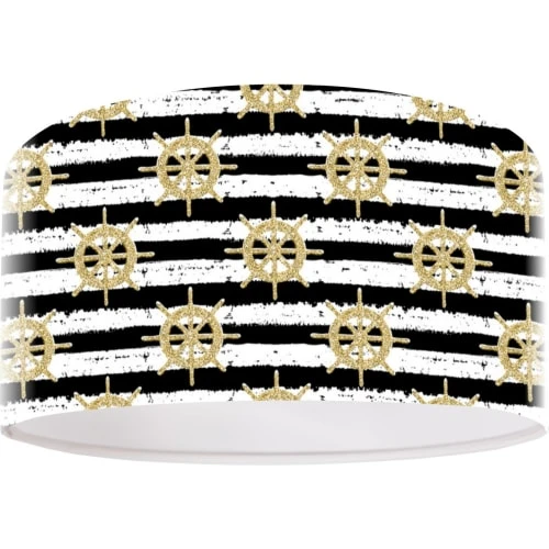 BPS Koncept Suspensions Enfant Suspension Enfant Abat-jour Tissu Multicolore Et Blanc ø 40 2 BPS Koncept Suspensions Enfant Suspension Enfant Abat-jour Tissu Multicolore Et Blanc ø 40 – Image 2