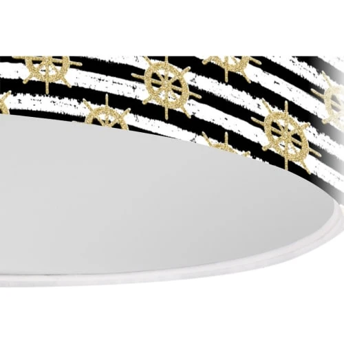 BPS Koncept Suspensions Enfant Suspension Enfant Abat-jour Tissu Multicolore Et Blanc ø 40 4 BPS Koncept Suspensions Enfant Suspension Enfant Abat-jour Tissu Multicolore Et Blanc ø 40 – Image 4