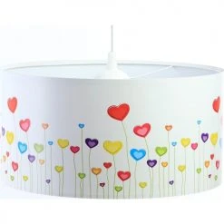 BPS Koncept Suspensions Enfant Suspension Enfant Abat-jour Tissu Multicolore Et Blanc ø 40 9 BPS Koncept Suspensions Enfant Suspension Enfant Abat-jour Tissu Multicolore Et Blanc ø 40 -Luminaires enfant Soldes suspension enfant abat jour tissu multicolore et blanc oe 40 7