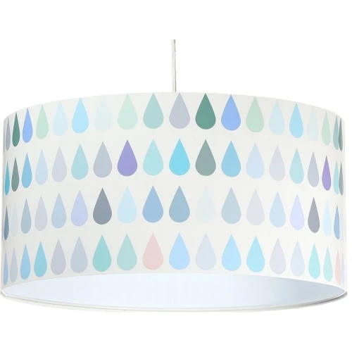 BPS Koncept Suspensions Enfant Suspension Enfant Abat-jour Tissu Multicolore Et Blanc ø 50 1 BPS Koncept Suspensions Enfant Suspension Enfant Abat-jour Tissu Multicolore Et Blanc ø 50