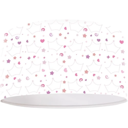 BPS Koncept Suspensions Enfant Suspension Enfant Abat-jour Tissu Multicolore Et Blanc ø 50 2 BPS Koncept Suspensions Enfant Suspension Enfant Abat-jour Tissu Multicolore Et Blanc ø 50 – Image 2