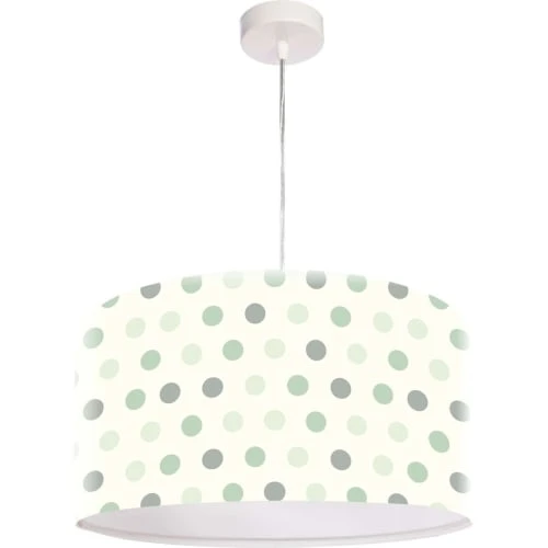 BPS Koncept Suspensions Enfant Suspension Enfant Abat-jour Tissu Multicolore Et Blanc ø 50 3 BPS Koncept Suspensions Enfant Suspension Enfant Abat-jour Tissu Multicolore Et Blanc ø 50 – Image 3