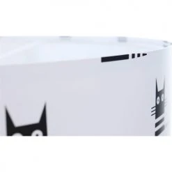 BPS Koncept Suspensions Enfant Suspension Enfant Abat-jour Tissu Noir Et Blanc ø 50 -Luminaires enfant Soldes suspension enfant abat jour tissu noir et blanc oe 50 4